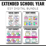 ESY Digital Bundle Activities for Special Education Extend