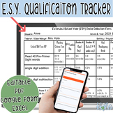 ESY Qualification Form