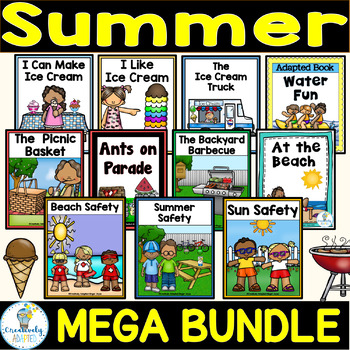 Preview of ESY Summer MEGA BUNDLE of Adapted Books and Activities PreK-2 SPED ELL