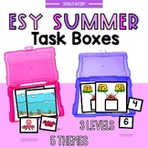 ESY Task Boxes Special Education Activities - Extended Sch