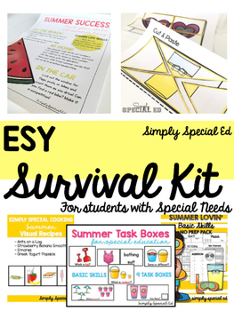 Preview of ESY Survival Kit for Special Education