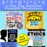 ETHICS CIVICS 4-Pack BUNDLE with 4 One-Day Student Activit