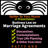 ETHICS CIVICS Business Law: Marriage Contracts and Agreements - Activities