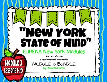 Preview of EUREKA MATH 2nd Grade Module 3 Lessons 1-20 COMPLETE BUNDLE  Common Core