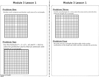 Preview of EUREKA TEKS 4th Grade Module 3 Topic A Concept Development Journal Entries