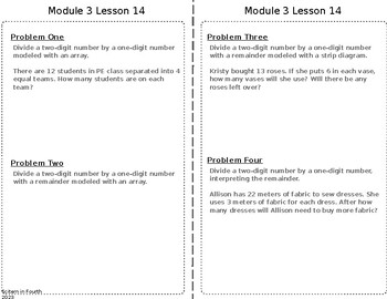 Preview of EUREKA TEKS 4th Grade Module 3 Topic E Concept Development Journal Entries