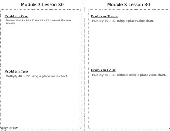 Preview of EUREKA TEKS 4th Grade Module 3 Topic G Concept Development Journal Entries