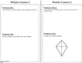 Preview of EUREKA TEKS 4th Grade Module 4 Topic A Concept Development Journal Entries