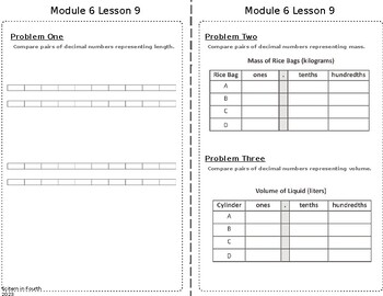 Preview of EUREKA TEKS 4th Grade Module 6 Topic C Concept Development Journal Entries
