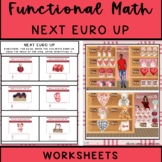 EURO Functional Math Valentines Day Identifying Price & Eu