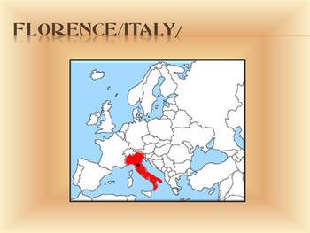 europe map florence italy