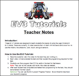 EV3 Lego Mindstorm - Video Lesson Tutorials