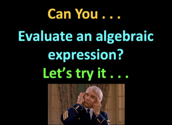 Preview of EVALUATING ALGEBRAIC EXPRESSIONS w/o integers Step by Step BUNDLE