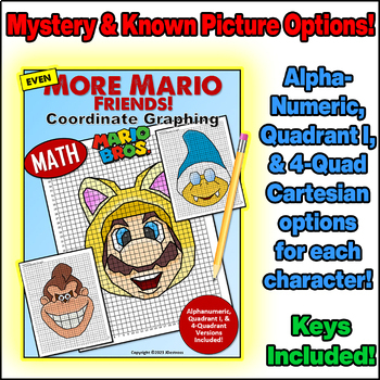 Preview of Cat Mario's Nintendo Coordinate Graph Mystery Pictures! March 10 MAR10 Day!