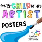 EVERY CHILD IS AN ARTIST classroom display art drama creat