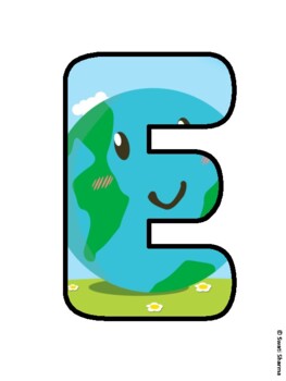 Preview of EVERY DAY IS EARTH DAY! Earth Day Bulletin Board Letters
