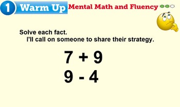 Preview of EVERYDAY MATH 4 - EM4 - Grade 3 - Units 01-05 - SMART Board - Open and Teach!