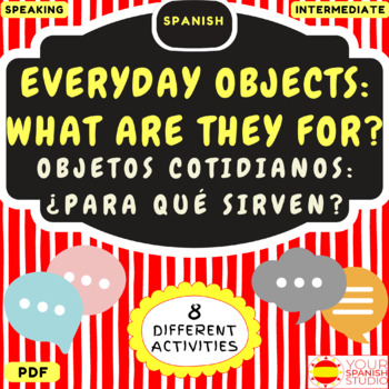 Preview of EVERYDAY OBJECTS WHAT ARE THEY FOR OBJETOS COTIDIANOS PARA QUÉ SIRVEN
