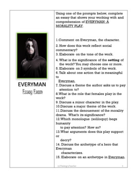 essay about everyman
