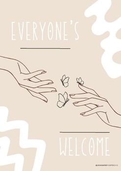Preview of EVERYONE'S WELCOME poster