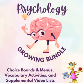 Preview of EVERYTHING Psychology! Growing Bundle (30% Savings)