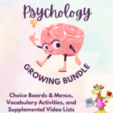 EVERYTHING Psychology! Growing Bundle (30% Savings)