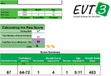 EVT3 Scoring Calculator (Expressive Vocabulary Test 3)