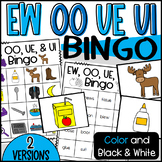 EW, OO, UI, UE Bingo Game: Long U Diphthongs