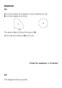 Preview of EXAM ANALYTICAL GEOMETERY