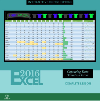 Preview of EXCEL 2016 - Capturing Data Trends