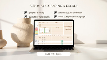 Preview of EXCEL A-E Automatic Grading