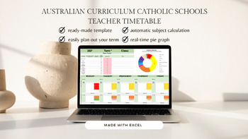 Preview of EXCEL Australian Curriculum Catholic Term Timetable