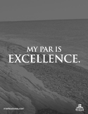 EXCELLENCE-Poster (b&w)