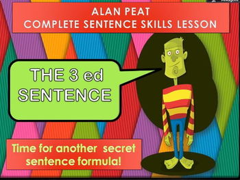 Preview of EXCITING SENTENCES - 3 ED   COMPLETE LESSON