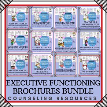 Preview of EXECUTIVE FUNCTIONING BROCHURE BUNDLE - 20 Brochures