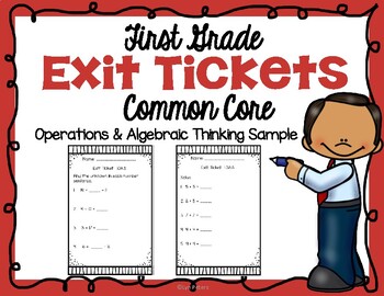Preview of EXIT TICKET FREEBIE | FIRST GRADE | SAMPLE
