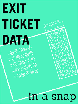 Preview of EXIT TICKET TRACKER