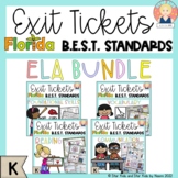 EXIT TICKETS | ELA BUNDLE - Florida's B.E.S.T. Standards |