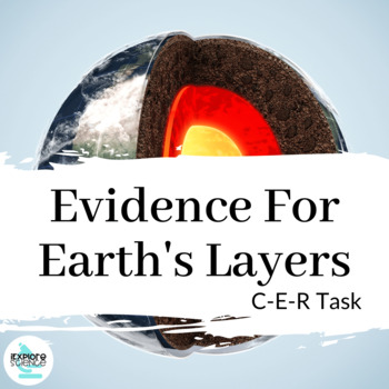 Preview of CER Evidence For Earth’s Layers - Engaging In Argument HS-ESS1-5