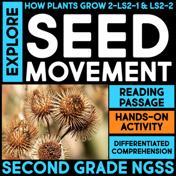 Preview of EXPLORE How Seeds Move - Seed Dispersal Activity - Second Grade Science Center