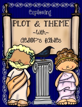 Preview of EXPLORING PLOTS & THEMES WITH AESOP'S FABLES - DISTANCE LEARNING Suitable