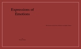 EXPRESSIONS OF EMOTIONS