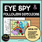 FREE: EYE SPY & Following Directions: /R/ Articulation & Language