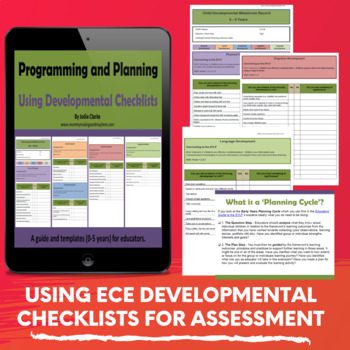 Preview of EYLF Developmental Checklists & Printables - for Childcare, PreK, Homeschool