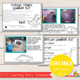 EYLF Learning Story Templates