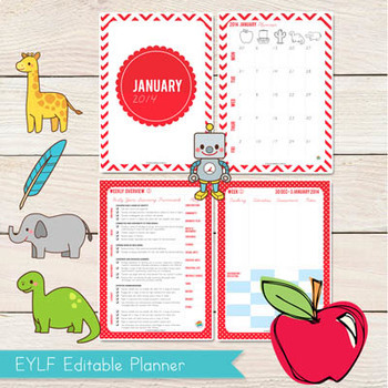 Preview of EYLF Planner