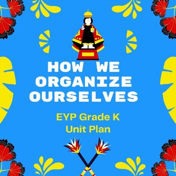 Preview of EYP Grade-K Unit plan of How We Organize Ourselves