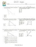 EZ ACT Math Prep:  Angles