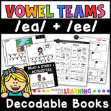 Ea and Ee Vowel Teams Decodable book and Activities | long