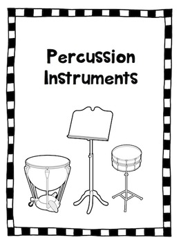 Preview of Percussion Instruments Lap Book